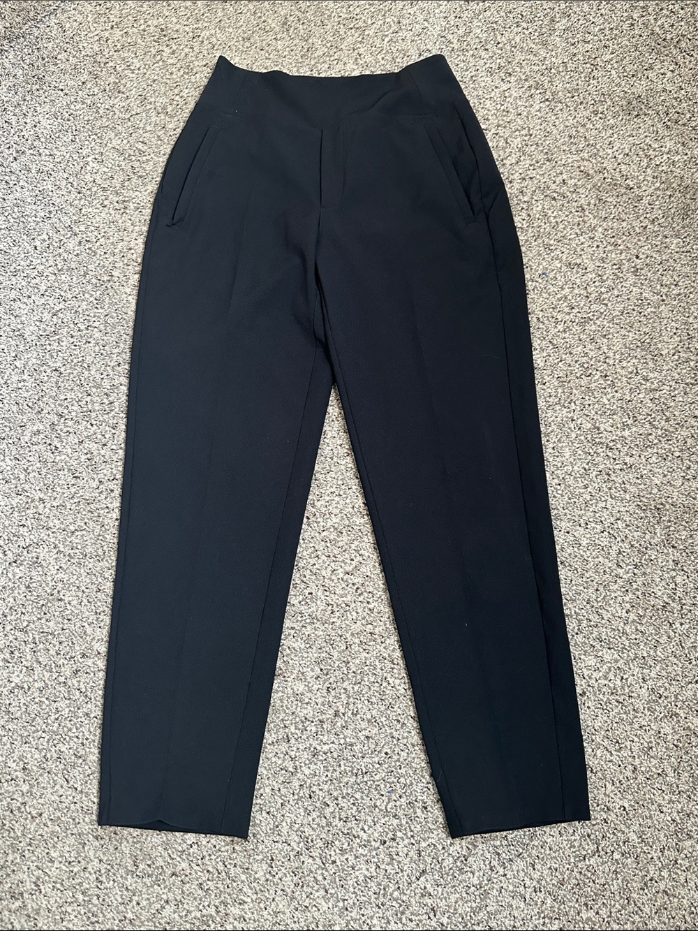 Athleta Black Slim Dress Pants size 0 office career, travel